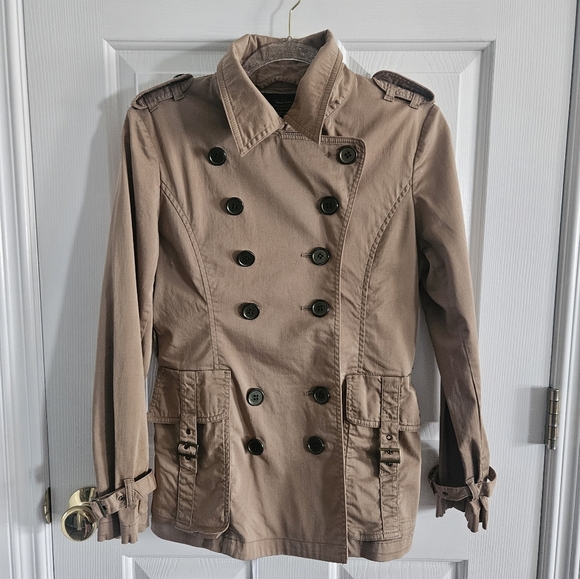 Vintage Y2K Glad News Trench Coat - Picture 11 of 11